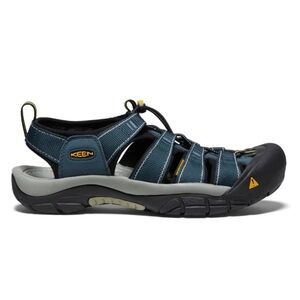 Keen Men's Blue and Black Closed-Toe Hiking Sandals